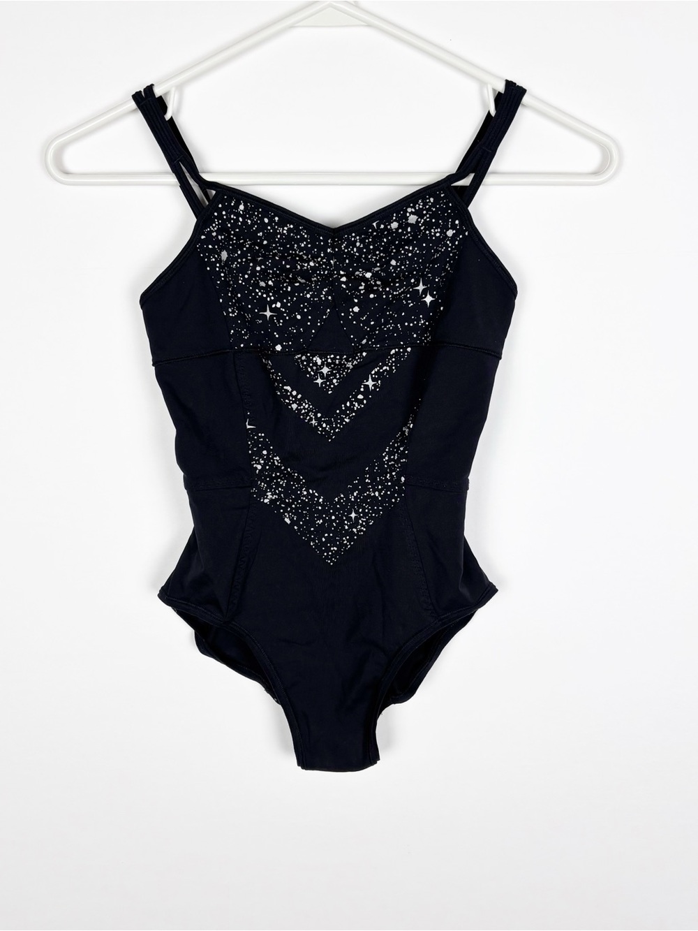 Ivivva by Lululemon Pulse on Point Leotard Black Embellished Girls Size 10